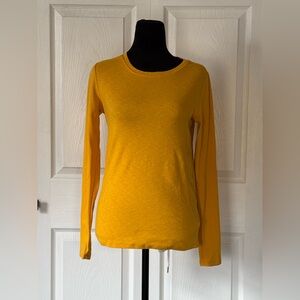 Gap Yellow Long Sleeve Women's Top